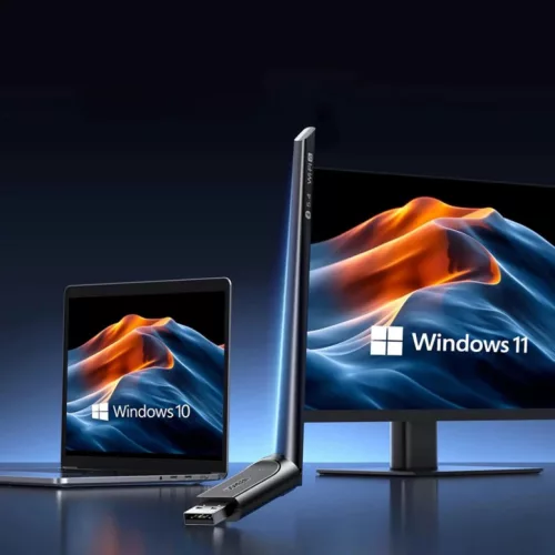 UGREEN AX900 (75109) Wi-Fi Adapter, Dual Band, Wi-Fi 6, 600Mbps, Fekete