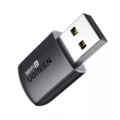 Wi-Fi Adapter UGREEN CM762 (35264), Dual Band, Wi-Fi 6, 600Mbps, Fekete