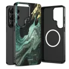 Samsung Galaxy S26 Ultra Tech-protect Lamano Magsafe Aura Zöld tok