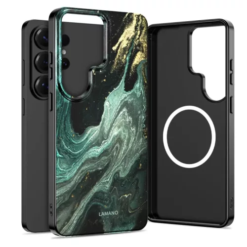 Samsung Galaxy S26 Ultra Tech-protect Lamano Magsafe Aura Zöld tok