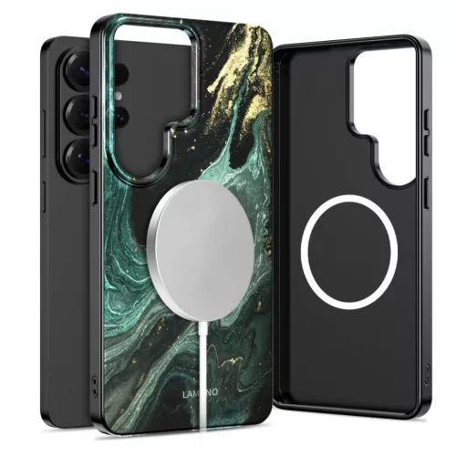 Samsung Galaxy S26 Ultra Tech-protect Lamano Magsafe Aura Zöld tok