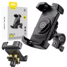 Biciklis/motoros telefontartó Blavec BV-04 Velo kormányra sokk-elnyeléses rendszerrel (BV04-SAHB) fekete