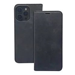 Samsung Galaxy S26 Ultra tok Smart Suede fekete tok