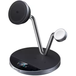   Anker Prime MagGo AirCool 3in1 vezeték nélküli töltő, 25W, fekete B25X7G11