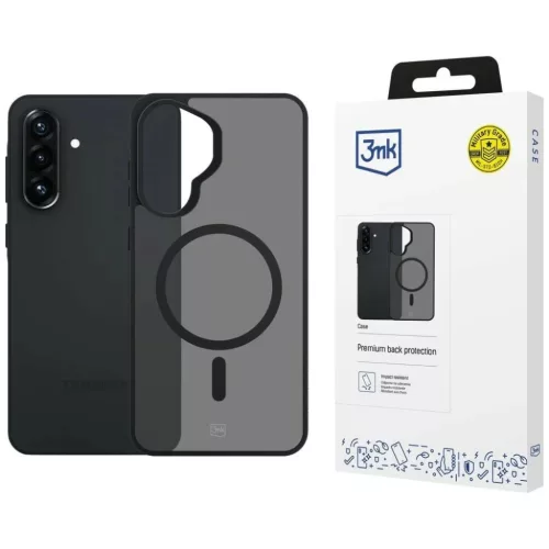 Samsung Galaxy A57 3MK Smoke MagCase fekete tok