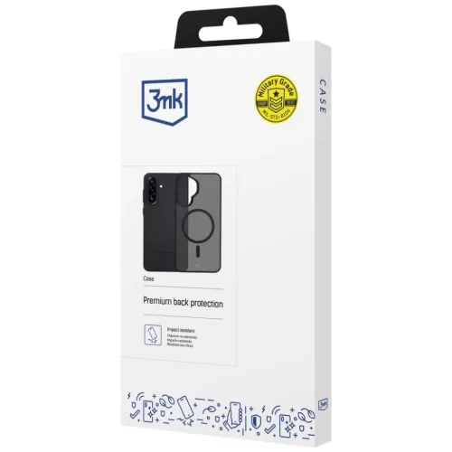 Samsung Galaxy A57 3MK Smoke MagCase fekete tok