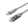 PD60W USB-C to USB-C Digitális Kijelző 1,2m Nylon Kábel - zöld