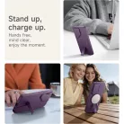 Samsung Galaxy S26 ULTRA SURITCH Magsafe tok, kihajtható állvány, kameravédő lila ütésálló
