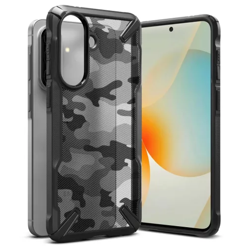 Ringke - Fusion X - Samsung Galaxy A57 5G - Camo Fekete tok