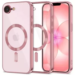   iPhone 16e / 17e Tech-protect Magflex Magsafe tok Rózsaszín Arany