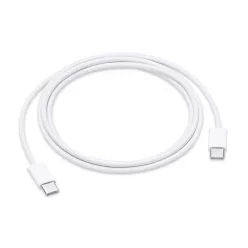 iPhone Fehér USB-C/USB-C PVC Adatkábel OEM (Bulk)
