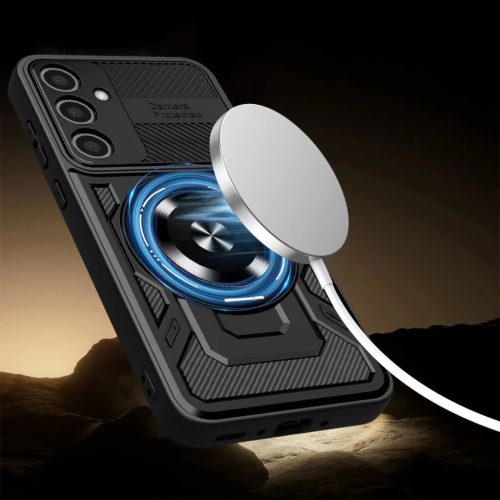 Samsung Galaxy S26 Defender Armor Mag tok fekete