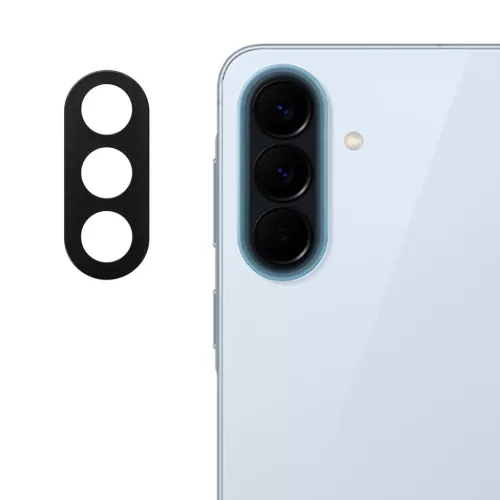 Techsuit - Teljes Kamera Üveg - Samsung Galaxy A57 5G - Fekete üvegfólia üvegfólia