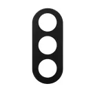 Techsuit - Teljes Kamera Üveg - Samsung Galaxy A57 5G - Fekete üvegfólia üvegfólia