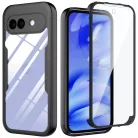 Techsuit - ColorVerse 360 Sorozat + Képernyővédő - Google Pixel 10a - Fekete tok