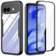 Techsuit - ColorVerse 360 Sorozat + Képernyővédő - Google Pixel 10a - Fekete tok