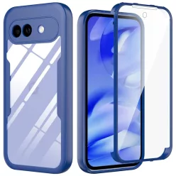   Techsuit - ColorVerse 360 sorozat + képernyővédő - Google Pixel 10a - Kék tok