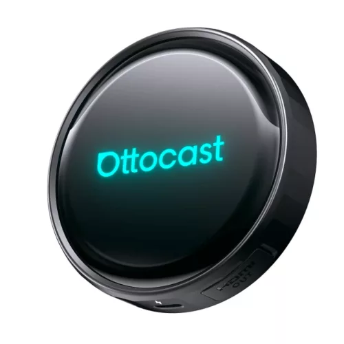 Wireless Carplay / Android Auto Adapter Ottocast OttoAibox P3 Pro iPhone / Android sorozathoz, Fekete PCS61-T