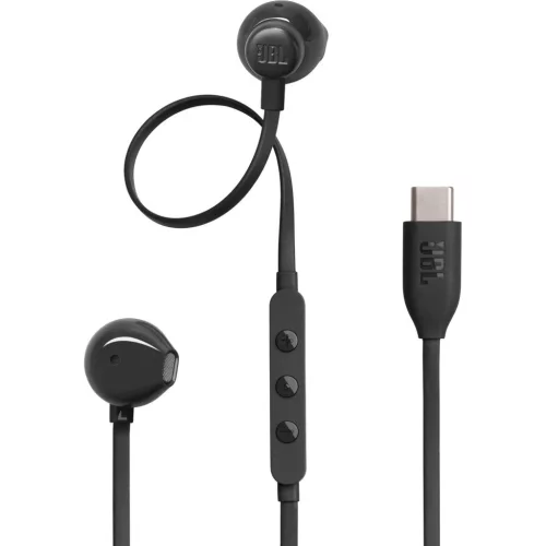 USB C JBL 305C vezetékes fülhallgató fekete