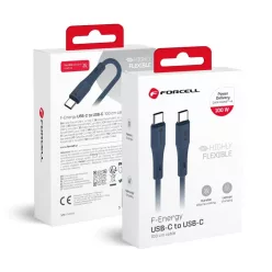 Forcell F-Energy C347 Type-C USB kábel sötétkék