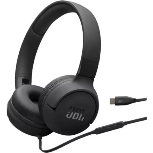 JBL Tune 520C Vezetékes (USB-C) Fület Körülölelő Fejhallgató Fekete EU