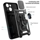 Slide Camera Armor tok Xiaomi Redmi Note 15 Pro 4G-hez fekete