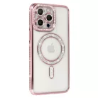 Bling Magsafe Xiaomi Redmi Note 15 Pro 4G tok rózsaszín
