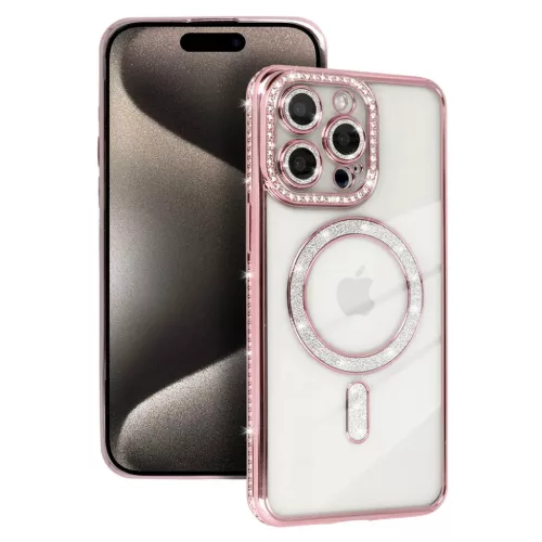 Bling Magsafe tok Xiaomi Redmi Note 15 5G pink