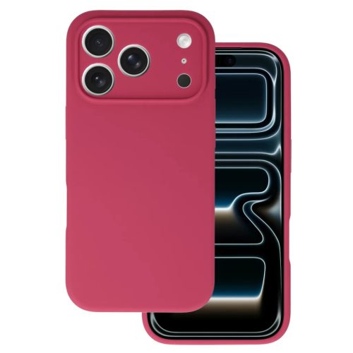 Silicone Lite fliptok iPhone 17 Pro Max raspberry tok