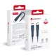 Forcell F-Energy QC4.0 PD 3A 60W Szilikon 1 m C344 sötétkék USB-C kábel