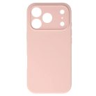 iPhone 17 Pro Max tok - Szilikon Lite tok púderrózsaszín