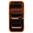 Fémhatású mágneses tok iPhone 17 Pro Max készülékhez kozmikus narancssárga tok