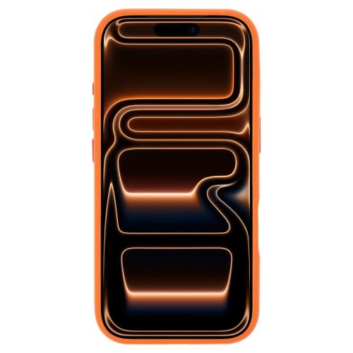 Fémhatású mágneses tok iPhone 17 Pro Max készülékhez kozmikus narancssárga tok