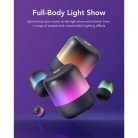 Bluetooth Hangszóró Anker SoundCore Glow Mini, 8W, RGB, Vízálló, Fekete A3136G11