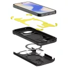 Google Pixel 10a Spigen Tough Armor Mag Magsafe tok Fekete
