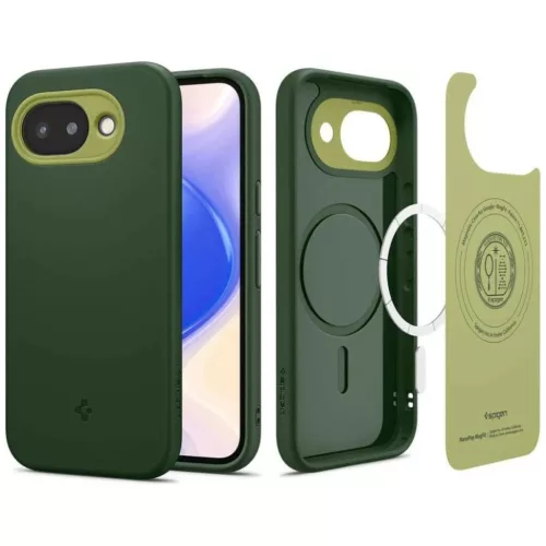 Google Pixel 10a Spigen Nano Pop Hybrid Mag MagSafe zöld tok