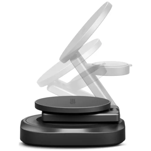 Energea Alumag GYRO 360 Rotating Qi2.2 25W Összecsukható vezeték nélküli töltő pisztolyfém