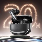 Vezeték nélküli fülhallgató AWEI TA19 ANC Bluetooth 6.0 TWS + dokkolóállomás fekete