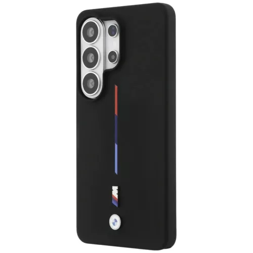 Samsung Galaxy S26 Ultra M szilikon trikolor vonal MagSafe tok fekete