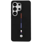 Samsung Galaxy S26 Ultra M szilikon trikolor vonal MagSafe tok fekete