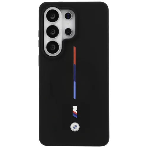 Samsung Galaxy S26 Ultra M szilikon trikolor vonal MagSafe tok fekete
