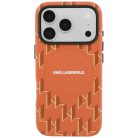 iPhone 17 Pro Max Karl Lagerfeld Monogram logó MagSafe narancs tok