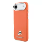 Karl Lagerfeld PU Karl és Choupette Heads Pins MagSafe iPhone 17 Air tok
