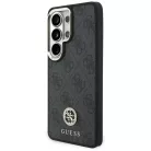 Samsung Galaxy S26 Ultra 4G Nagy Strasszkő Háromszög Pántos tok Guess fekete
