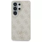 Samsung Galaxy S26 Ultra Guess 4G Nagy Strasszköves Háromszög Szíj Tok rózsaszín tok