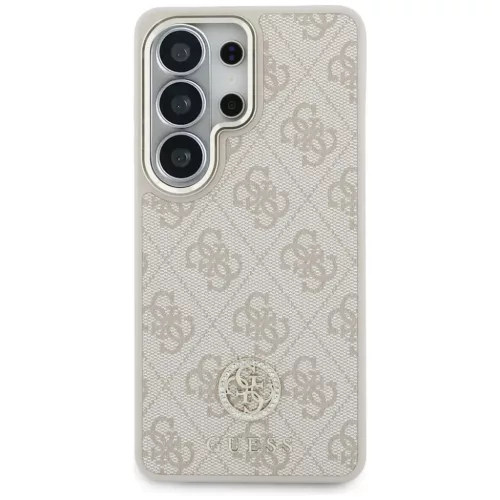Samsung Galaxy S26 Ultra Guess 4G Nagy Strasszköves Háromszög Szíj Tok rózsaszín tok