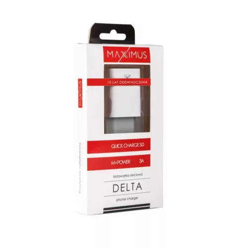 Hálózati töltő Maxximus Delta 3A GYORSTÖLTÉS 3.0 18W