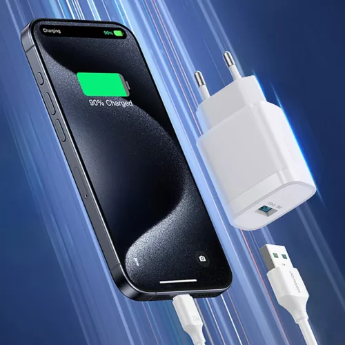 Joyroom JR-TF4 18W USB-A fali töltő adapter - Fehér