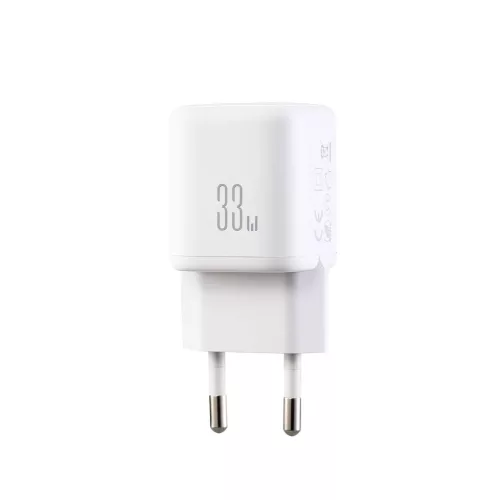 Joyroom JR-TG7 33W USB-A + USB-C fali töltő - Fehér