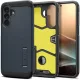 Samsung Galaxy A57 5G Spigen Tough Armor tok - Fém Pala / Sötétkék